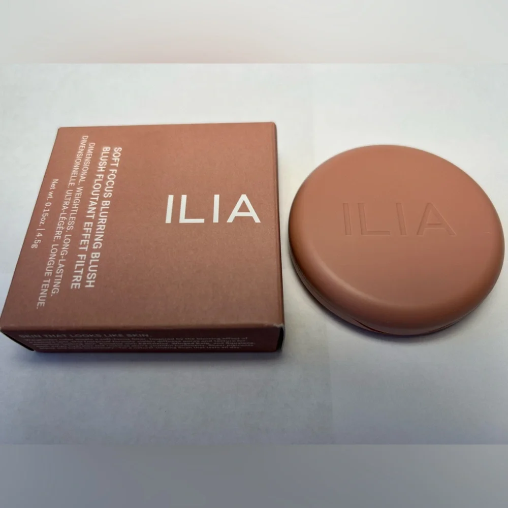 NWT🌷ILIA Soft Focus Blurring Blush (Talc-Free Powder) in “Flutter” (warm peach) - Picture 4 of 5